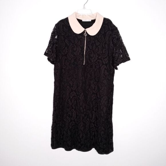 Zara Dresses & Skirts - Zara black lace minu dress size medium